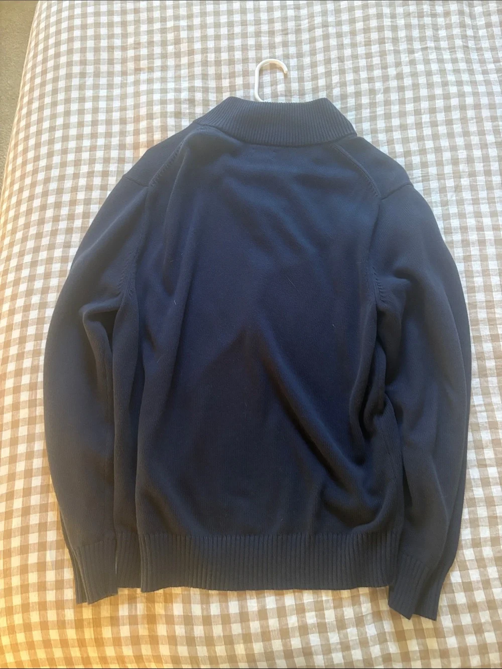 Nautica Men’s Navy Half-Zip Pullover Sweater